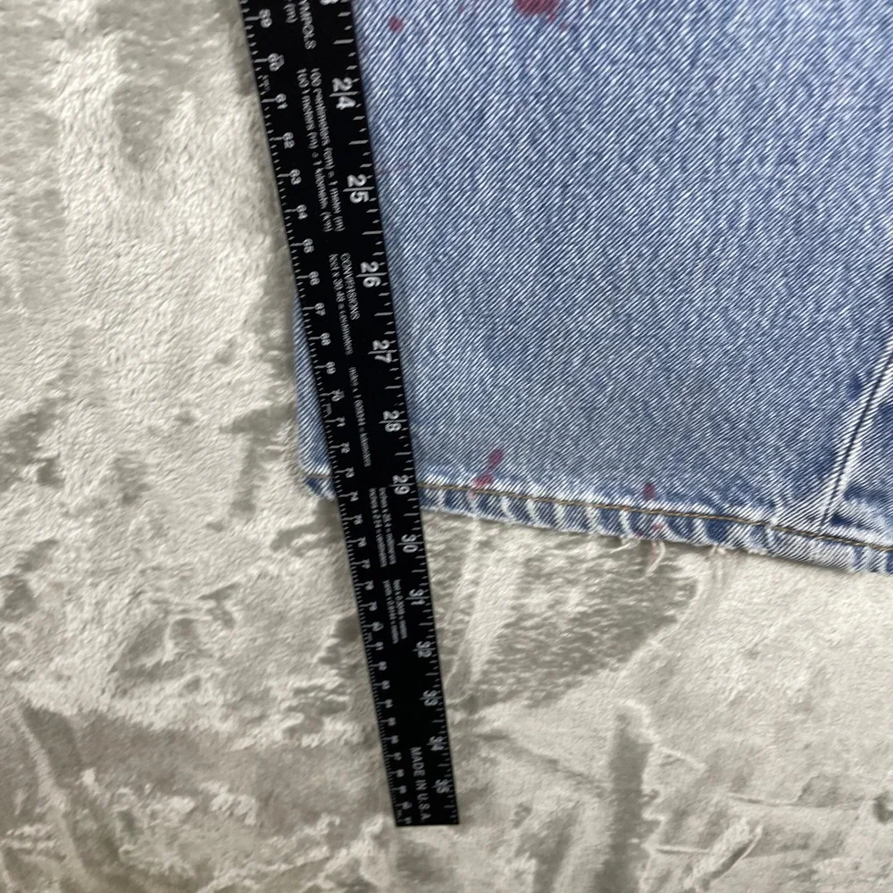 Vintage Levis 501 Jeans Mens 38x30 fits 37 Paint Splatter Distressed Made in USA